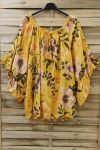 TUNIC OVERSIZE PRINTED 0776 YELLOW