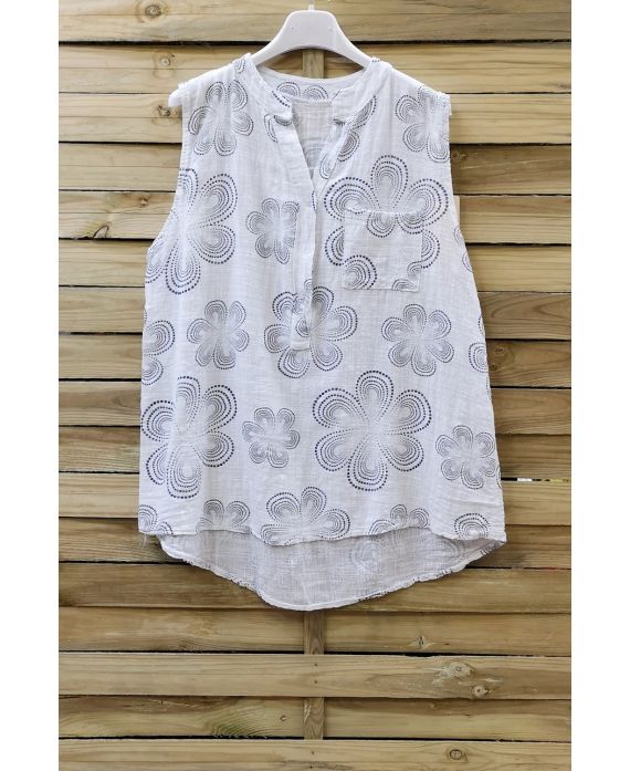 TOP LINEN PRINTS 0769 WHITE