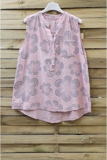 TOP LINEN PRINTS 0769 PINK