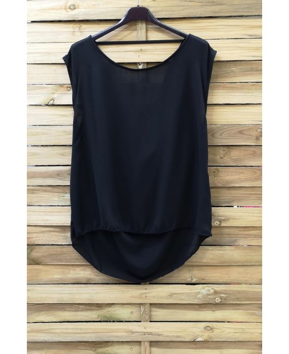 TOP OPEN BACK 0795 BLACK