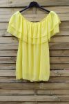 TOP NECKLINE ELASTIQUEE 0797 YELLOW