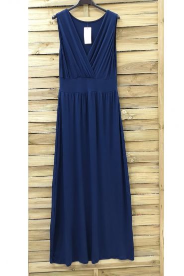 LANGES KLEID 0807-MARINE-BLAU