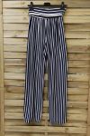 PANTS STRIPED 2 POCKETS 0805 NAVY BLUE