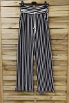 PANTS STRIPED 2 POCKETS 0805 BLACK