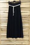 LONG SKIRT WITH 2 POCKETS BLACK