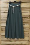 LONG SKIRT 2 POCKETS MILITARY GREEN