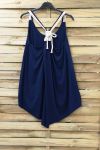 TOP HAS SHOULDER STRAPS 0803 NAVY BLUE