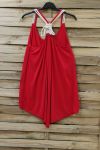 TOP HAS SHOULDER STRAPS 0803 RED