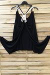 TOP HAS SHOULDER STRAPS 0803 BLACK