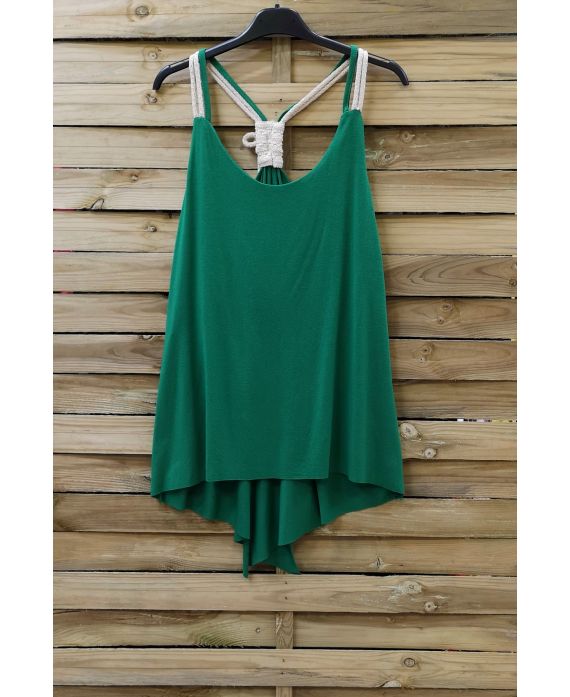 TOP HAS SHOULDER STRAPS 0803 GREEN