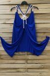 TOP HAS SHOULDER STRAPS 0803 ROYAL BLUE