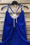 TOP HAS SHOULDER STRAPS 0803 ROYAL BLUE