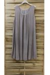 LARGE SIZE DRESS 0764 TAUPE