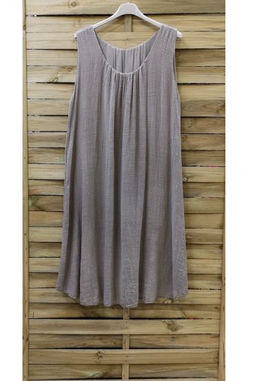 LARGE SIZE DRESS 0764 TAUPE