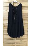 LARGE SIZE DRESS 0764 BLACK