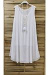 GRANDE TAILLE ROBE 0764 BLANC