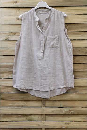 TOP EN LIN 0813 BEIGE