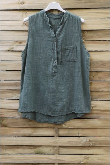 TOP IN LINO 0813 KHAKI