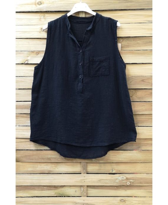 TOP LINEN 0813 BLACK