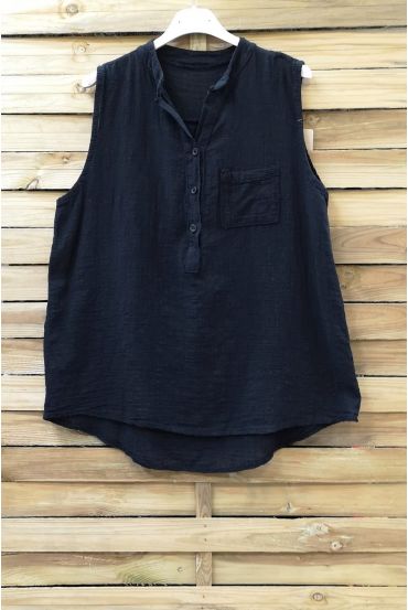 TOP LINEN 0813 BLACK