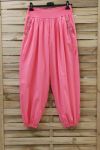 GRANDE TAILLE PANTALON 2 POCHES BOUTONS 0815 CORAIL