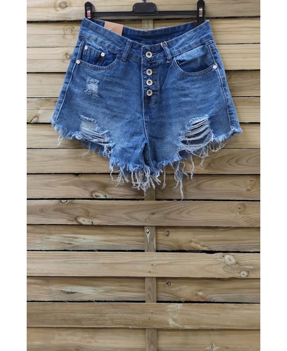 SHORTS JEANS DESTROY x 3 0090 BLAU