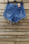 SHORTS JEANS DESTROY x 3 0090 BLAU