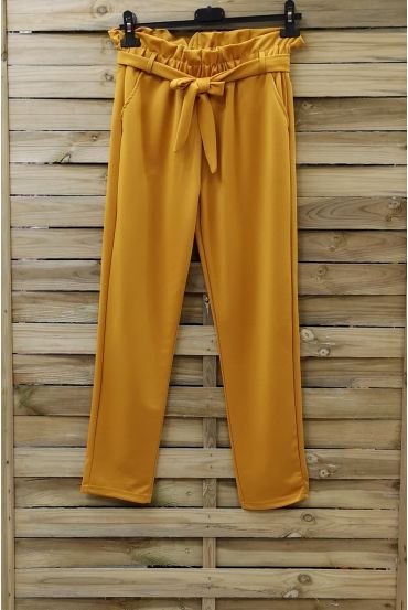 BROEK 0817 MOSTERD