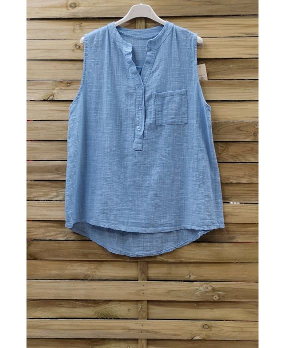 TOP IN LINO 0813 BLU