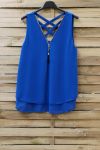 TOP RITSEN TERUG KRUISEN 0794 ROYAL BLUE