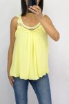 TOP NECKLINE FANCY 0768 YELLOW