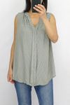 BLUSA IMPRIME 0821 DE COLOR CAQUI