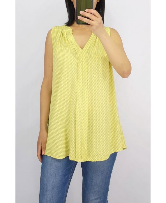 BLOUSE PRINTS 0821 YELLOW