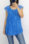 TOP SCHOUDER KANT KRALEN 0758 ROYAL BLUE