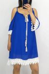 DRESS LACE 0833 ROYAL BLUE