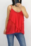 TOP WATERFALL RHINESTONE 0835 RED