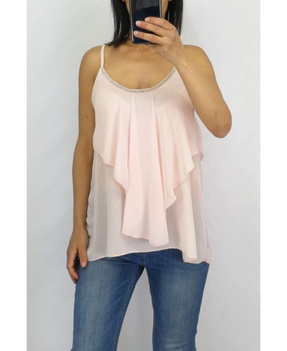 TOP WATERFALL RHINESTONE 0835 PINK