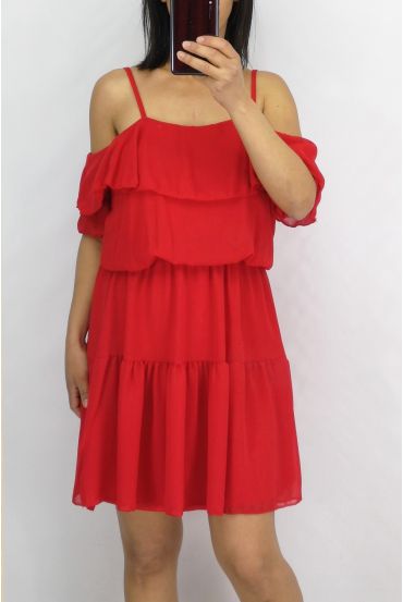 DRESS 0836 RED