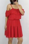 DRESS 0836 RED