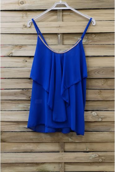 TOP WATERFALL RHINESTONE 0835 ROYAL BLUE