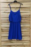 VESTIDO TIENE CORREAS AJUSTABLES 0845 AZUL REAL