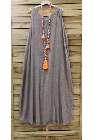 LONG DRESS 0851 TAUPE