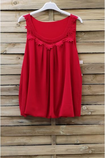 TOP ENCOLURE FANTAISIE 0768 ROUGE