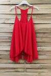 TOP A BRETLLES DOS OUVERT 0864 ROUGE