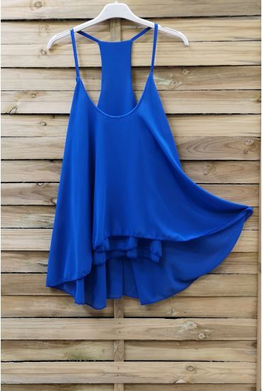 TOP A BRETLLES DOS OUVERT 0864 BLEU ROYAL