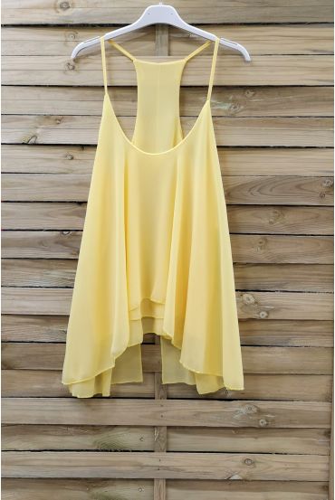 TOP HAS BRETLLES OPEN BACK 0864 YELLOW