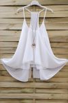 TOP A BRETLLES DOS OUVERT 0864 BLANC