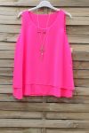 TOP BIJOU INTEGRE 0865 ROSE FLUO