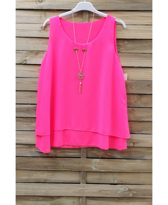 TOP BIJOU INTEGRE 0865 ROSE FLUO