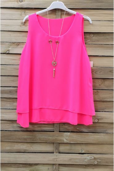 TOP BIJOU INTEGRE 0865 ROSE FLUO